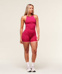 Everyday Seamless Tank With Shelf - Build Pink