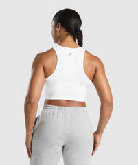 Lifting Essentials Graphic Tank - White