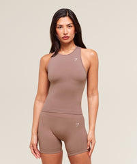 Everyday Seamless Tight Fit Tank - Chestnut Pink