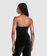 Velour Tank - Black