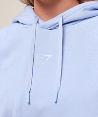 Training Oversized Fleece Hoodie - Peri Blue