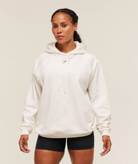 Strength Department Oversized Hoodie - Soft White
