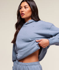 Rest Day Sweats 2.0 Oversized Hoodie - Bros Worn Blue Marl