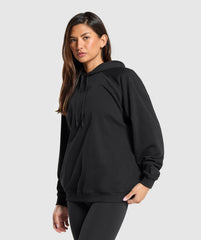 Block Oversized Hoodie - Black