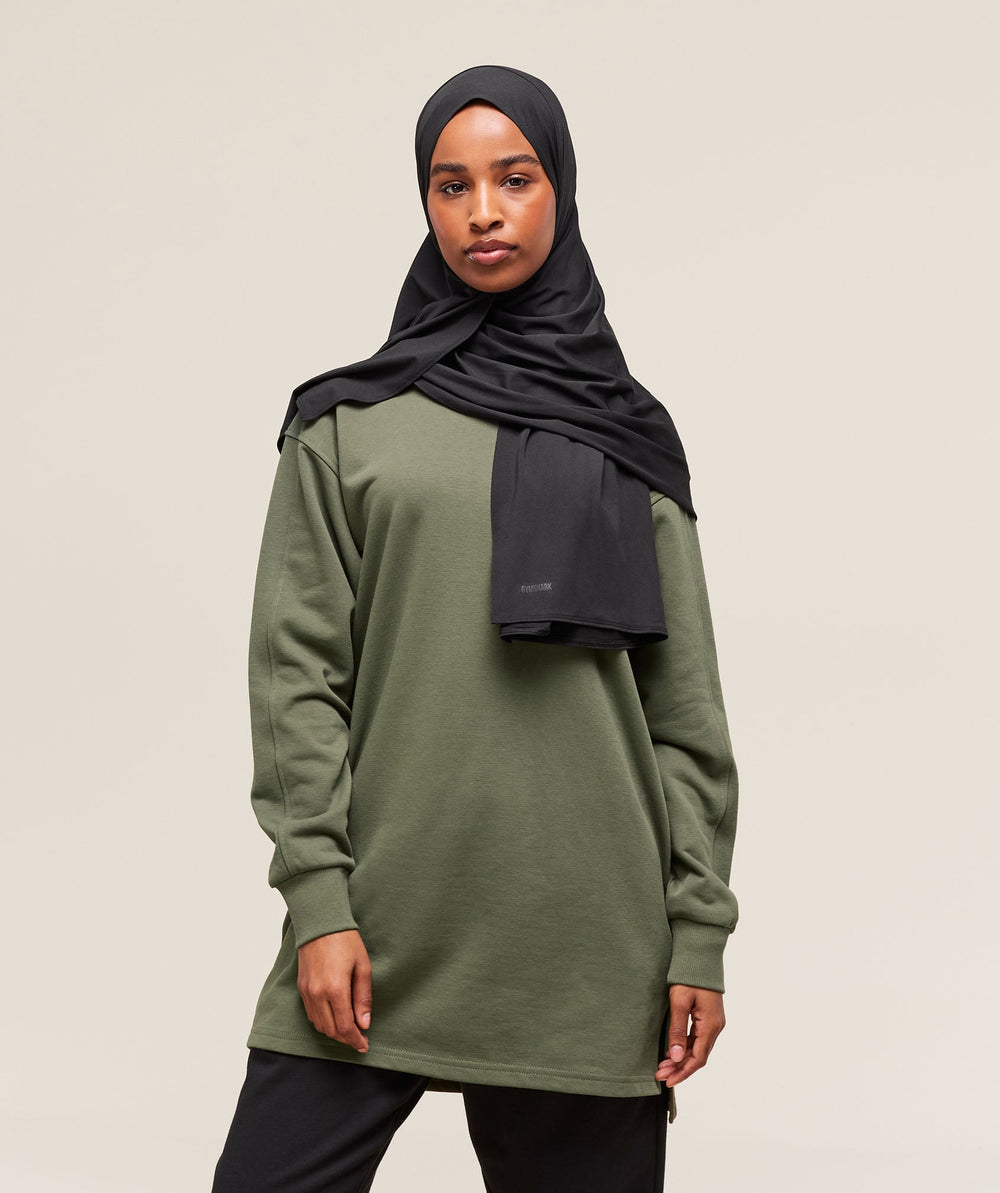Covered Pullover - Core Olive