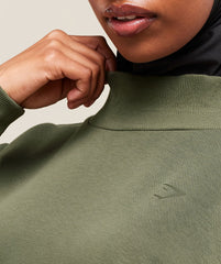 Covered Pullover - Core Olive