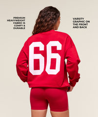 Varsity Graphic Pullover - Conditioning Red