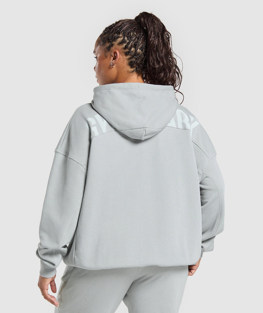 Power Hoodie - Silver Grey
