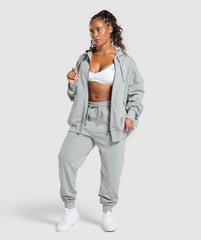 Power Hoodie - Silver Grey