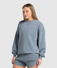 Campus Classics Graphic Sweatshirt - Iron Blue