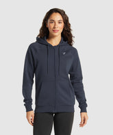 Training Fleece Zip Hoodie - Heavy Blue