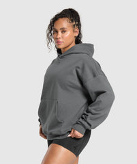 Back Gains Graphic Hoodie - Graphite Grey