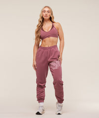 Lifting Club Graphic Joggers - Reset Pink