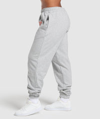 Strength Department Graphic Joggers - Light Grey Core Marl