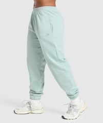 Back Gains Graphic Joggers - Morning Blue