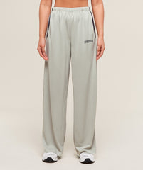 Mesh Straight Leg Pants - Stone Grey/Heavy Blue
