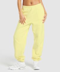 Cosy Fleece Joggers - Refresh Yellow