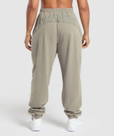 Power Washed Joggers - Linen Brown