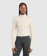 Elevate Tracktop - Cream Beige