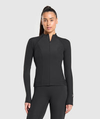 Conditioning Full Zip Jacket - Black