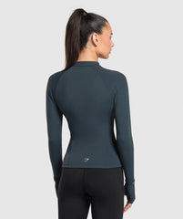 Running Full Zip Jacket - Darkest Teal