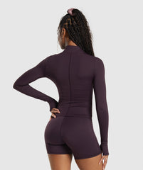 Elevate Tracktop - Plum Brown