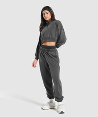 Whitney 1/4 Zip - Black
