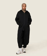 GS x Leana Deeb Oversized Longline Zip Through - Black