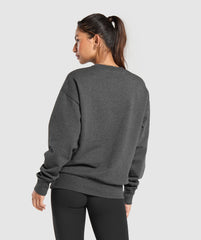 Rest Day Sweats Crew - Black Core Marl