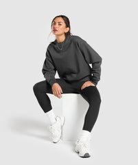 Rest Day Sweats Crew - Black Core Marl
