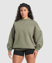 Two Strong Women Sweatshirt - Base Green