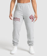 Lifting Essentials Oversized Joggers - Light Grey Core Marl