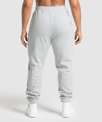 Lifting Essentials Oversized Joggers - Light Grey Core Marl