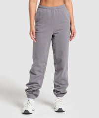 Fleece Joggers - Medium Grey