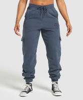 Premium Legacy Joggers - Heavy Blue