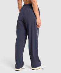 Stitch Feature Woven Pants - Heavy Blue