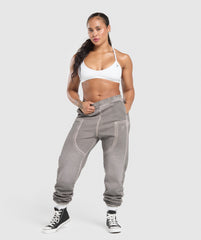 Heavyweight Washed Pants - Metal Grey/Asphalt Grey