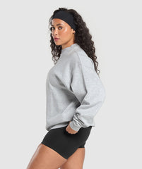 Two Strong Women Sweatshirt - Light Grey Core Marl