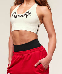 Lift Varsity Seamless Tank - Soft White