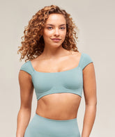Soft Sculpt Cap Sleeve Bralette - Rest Blue