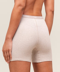 Rib Shorts - Soft Pink Marl