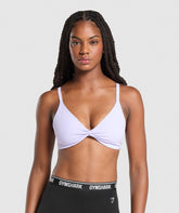 Twist Front Bralette - Fresh Lilac