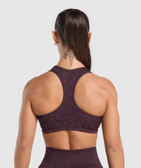 Adapt Safari Seamless Bralette - Depth Purple/Greyed Purple