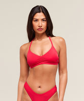 Minimal Bikini Top - Carmine Red