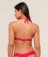 Minimal Bikini Top - Carmine Red