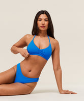 Minimal Bikini Top - Barbell Blue