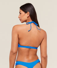 Minimal Bikini Top - Barbell Blue