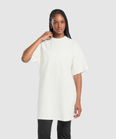 Oversized T-Shirt Dress - Soft White