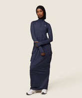 GS x Leana Deeb Abaya - Midnight Blue