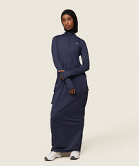 GS x Leana Deeb Abaya - Midnight Blue